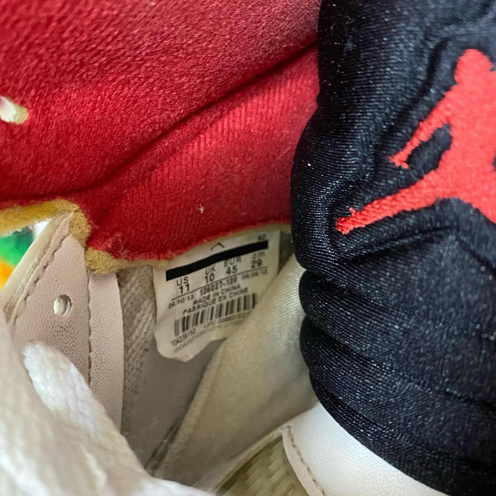 Jordan retro 5’s 2006 fire red